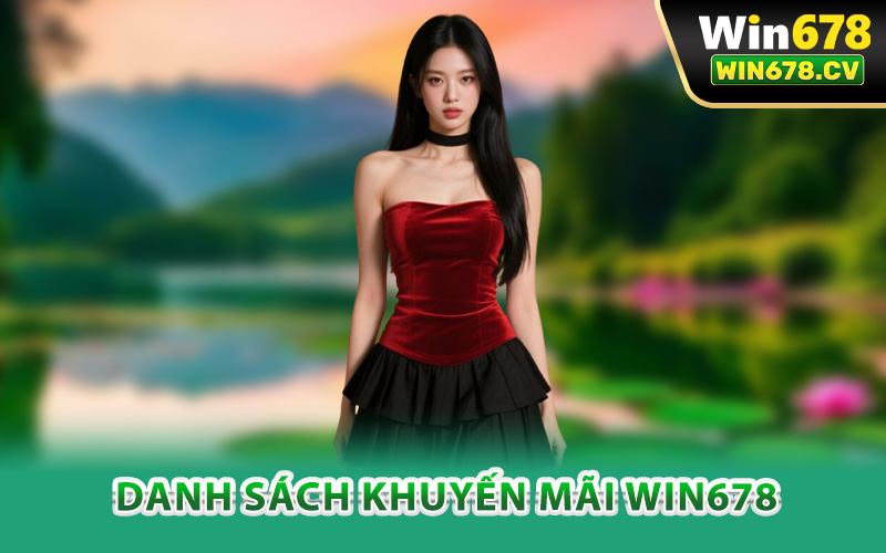 Danh sách khuyến mãi Win678 mới nhất